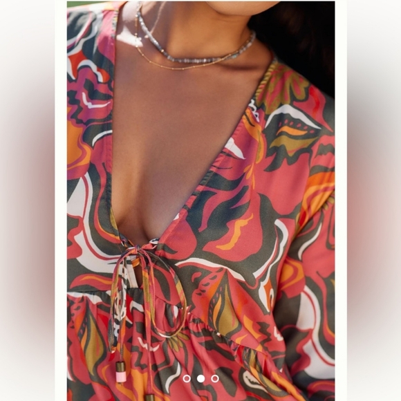 Anthropologie Maaji Twister Kaia Tunic Dress Large - Picture 2 of 16